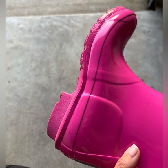 Hunter Pink Rain Boots - Picture 6 of 15